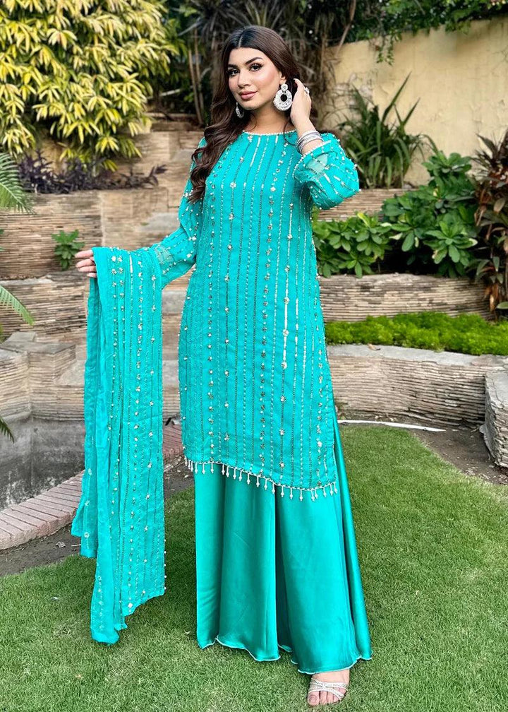 Pearl and sequin embroidery Dress - Make By Moon 