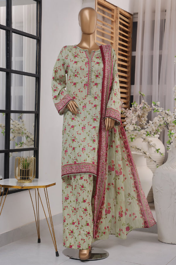 BS- Cotton 3 piece -Summer dresses 
