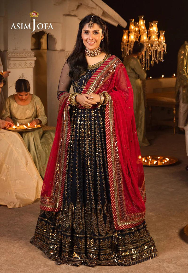 Luxury Pakistani Dupatta Gown Dress - USA | Make By Moon 