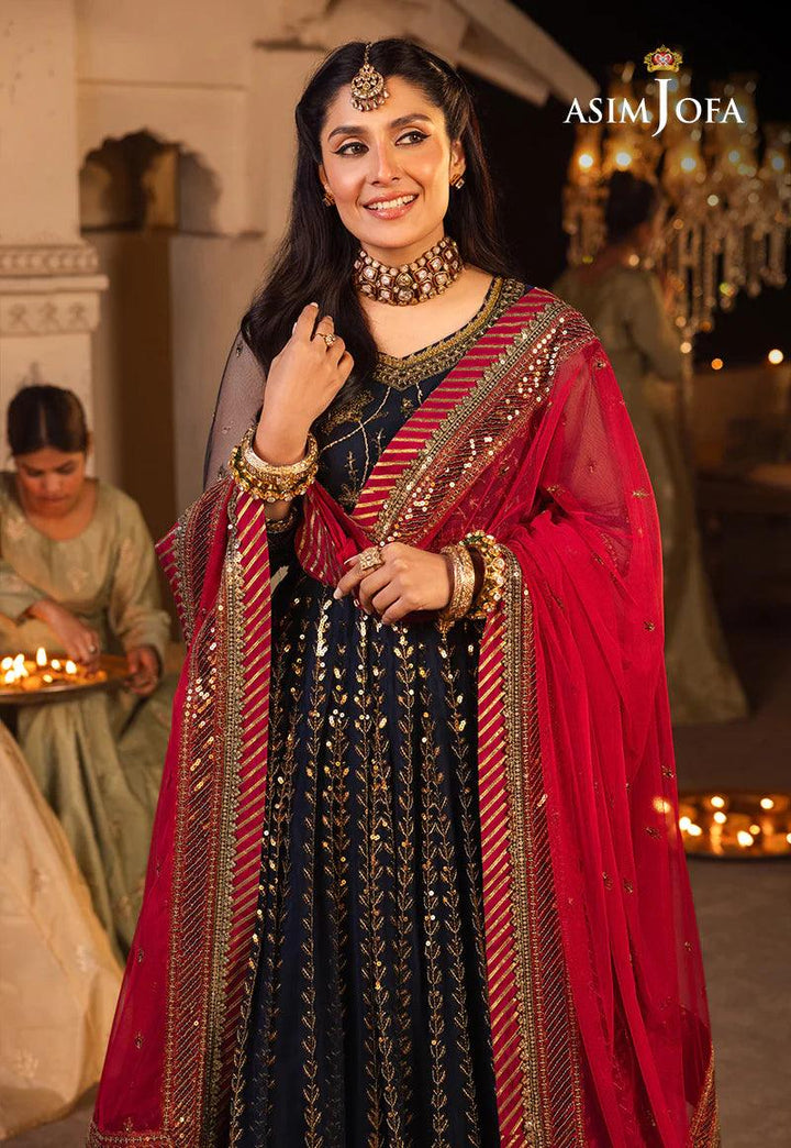 Luxury Pakistani Dupatta Gown Dress - USA | Make By Moon 