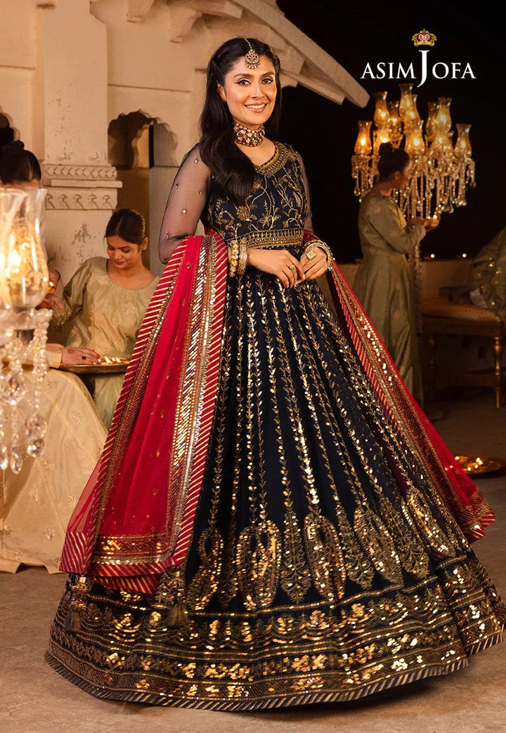 Luxury Pakistani Dupatta Gown Dress - USA | Make By Moon 