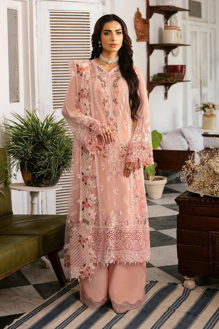 Chiffon sleeves with sequence Pakistani Dress-Make By Moon 