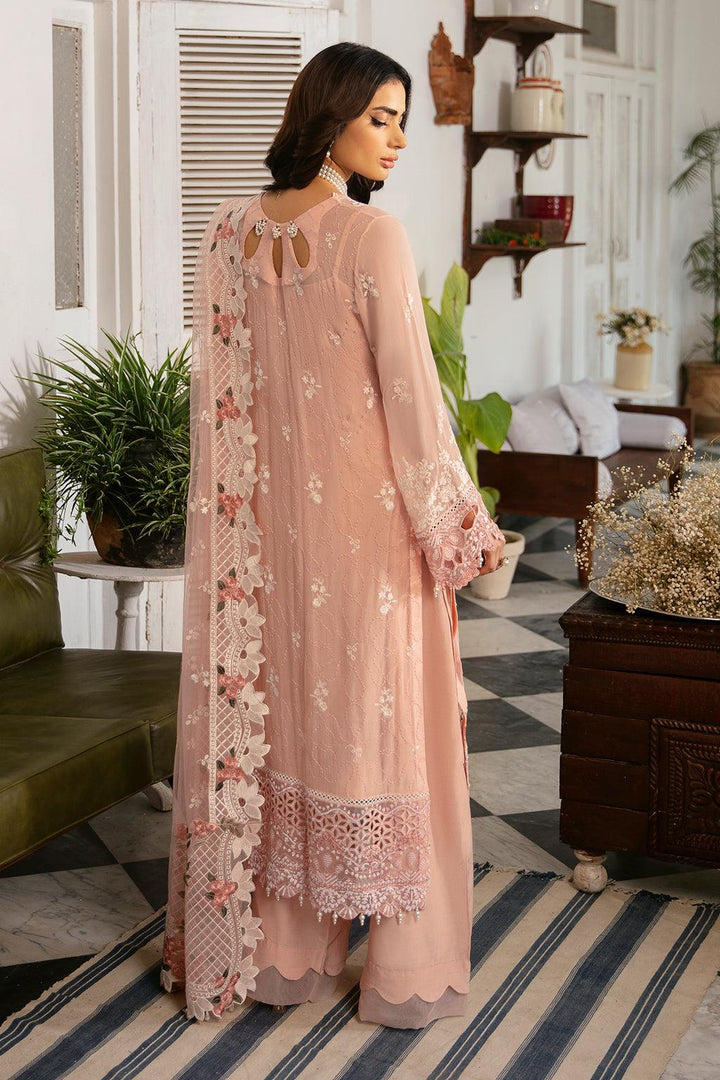 Chiffon sleeves with sequence Pakistani Dress-Make By Moon 