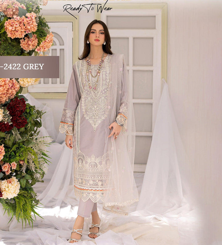 Latest Original pakistani chikankari dress-Makebymoon