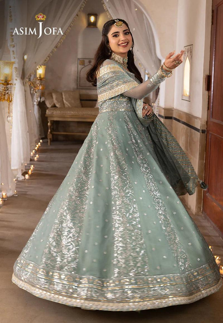Blue Embrace Celestial Elegance Gown Dress USA-Make by Moon 