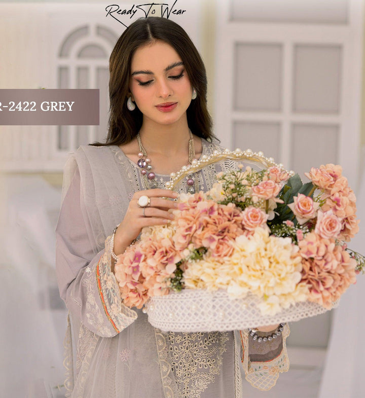 Latest Original pakistani chikankari dress-Makebymoon