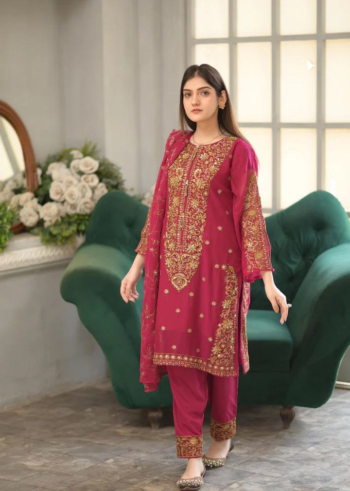  Hand embroidery Pakistani Dress in USA - Make By Moon