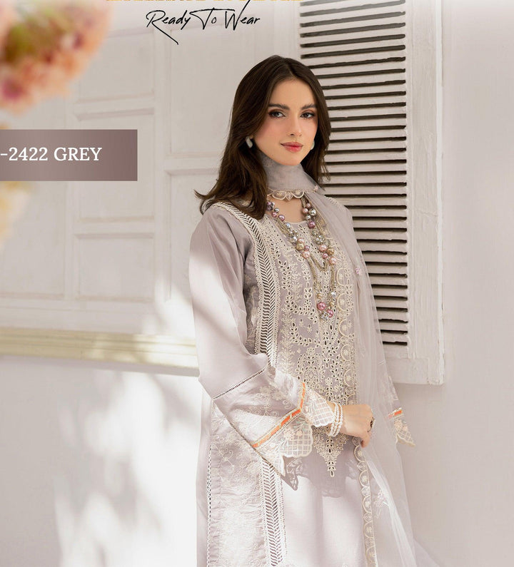 Latest Original pakistani chikankari dress-Makebymoon