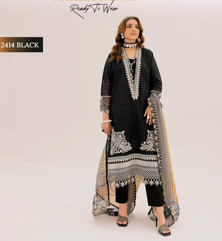 Original Pakistani Gown Dress  3 piece stitched 