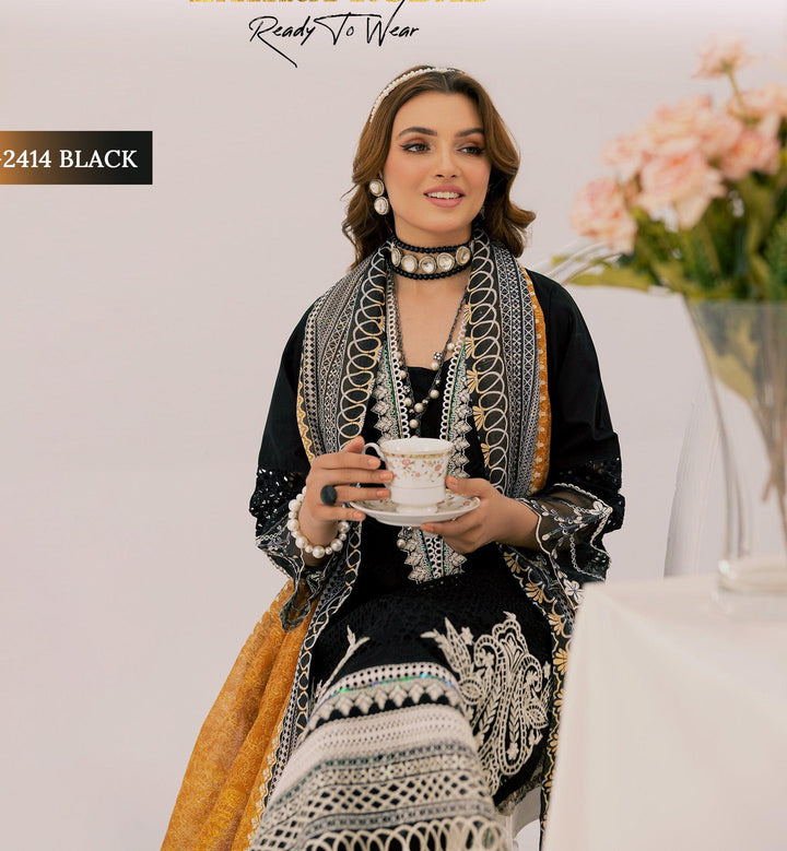 Original Pakistani Gown Dress  3 piece stitched