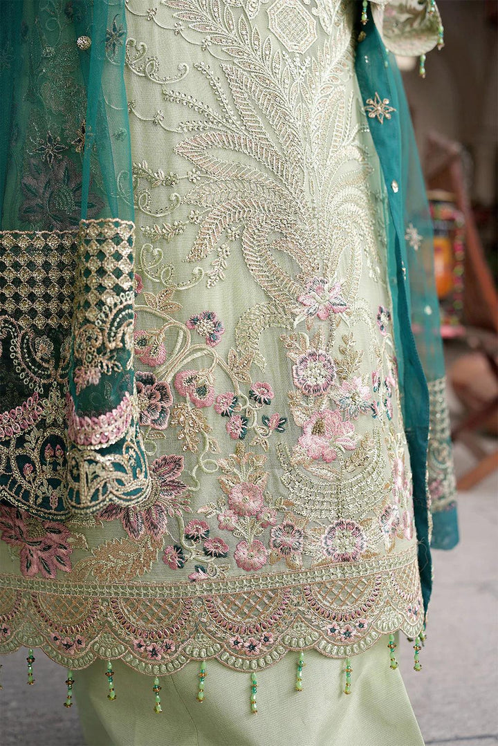 Embroidered Dupatta Net | Pakistani Dress - Make By Moon