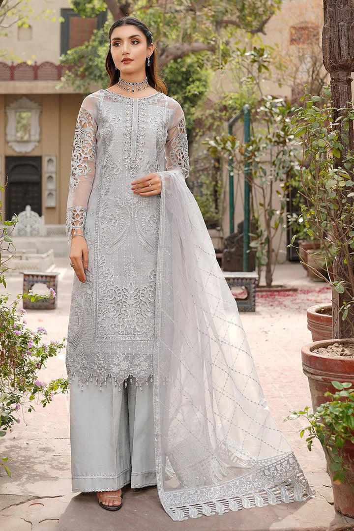Pakistani Organza dupatta  Dress 2024- Make by Moon 