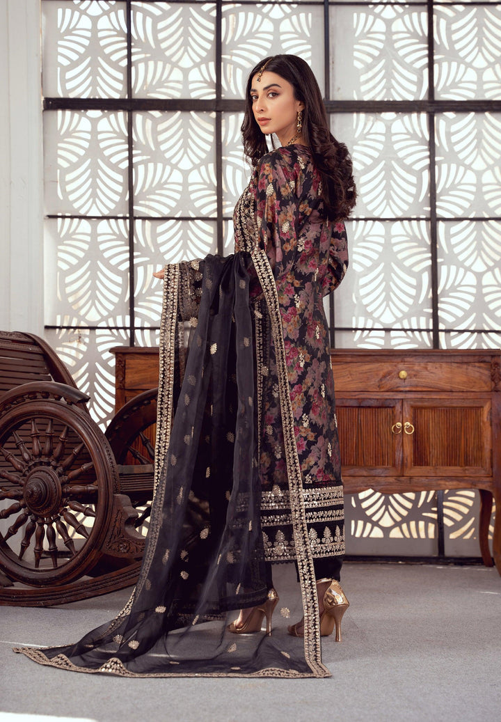 BINT-E-NOOR New Fancy ORGANZA Embroidered

