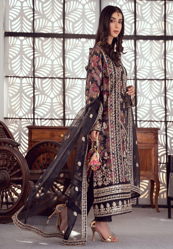 BINT-E-NOOR New Fancy ORGANZA Embroidered

