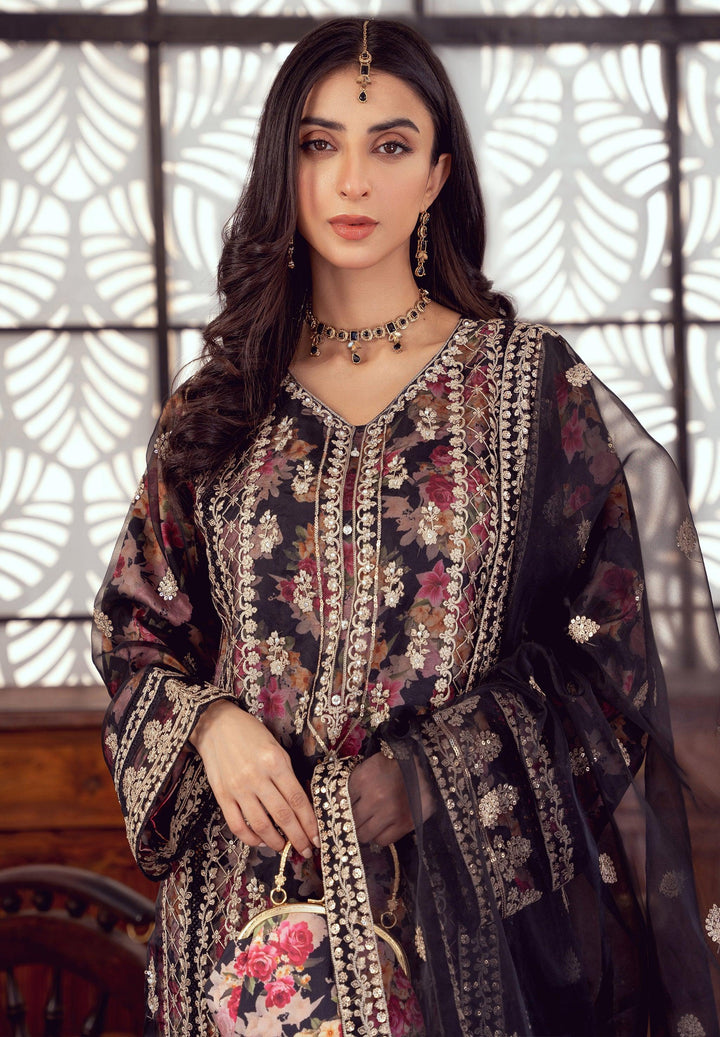 BINT-E-NOOR New Fancy ORGANZA Embroidered

