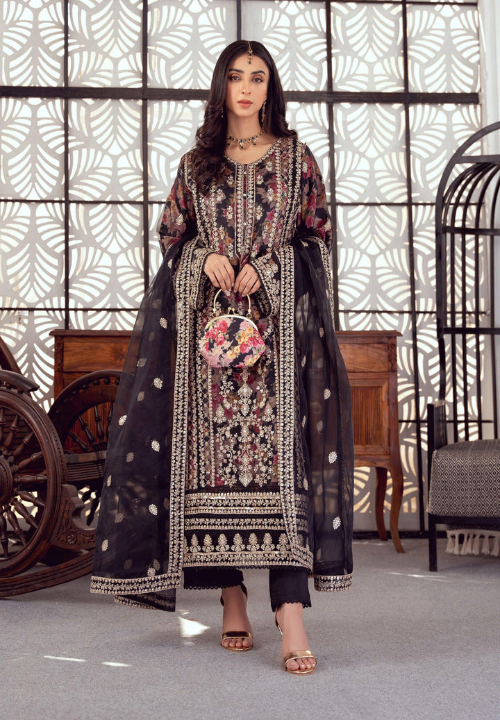 BINT-E-NOOR New Fancy ORGANZA Embroidered

