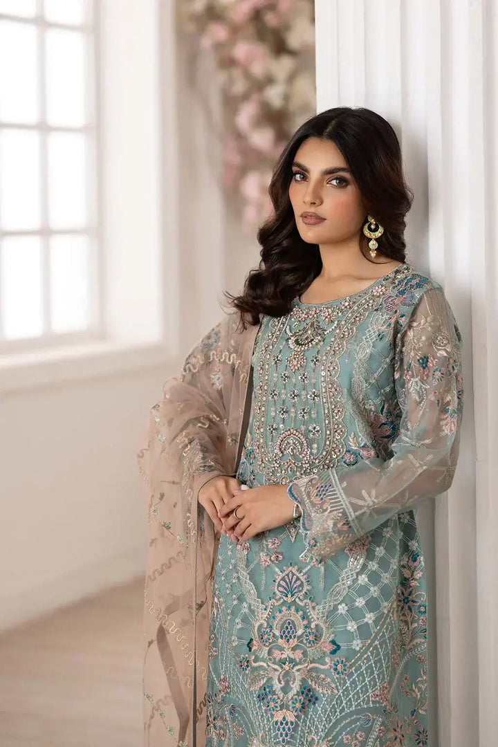 Embroidered Organza P103 - Pakistani Dress | MakeByMoon USA Embroidered Organza P103 - Pakistani Dress | MakeByMoon USA