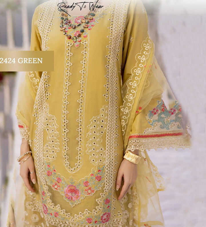 Online pakistani Lawn chikankari 2025-Makebymoon