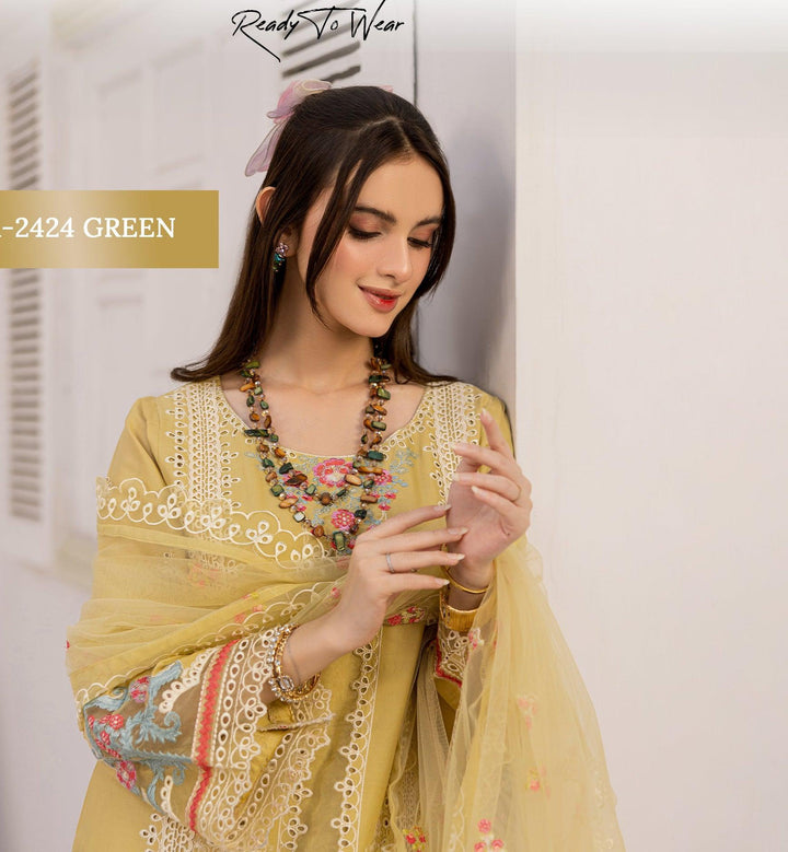 Online pakistani Lawn chikankari 2025-Makebymoon