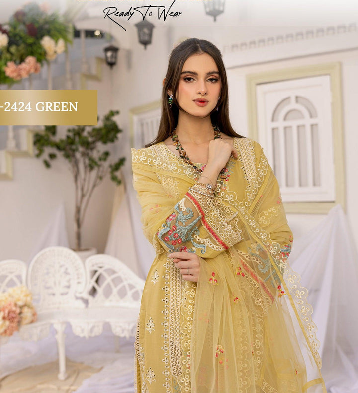 Online pakistani Lawn chikankari 2025-Makebymoon