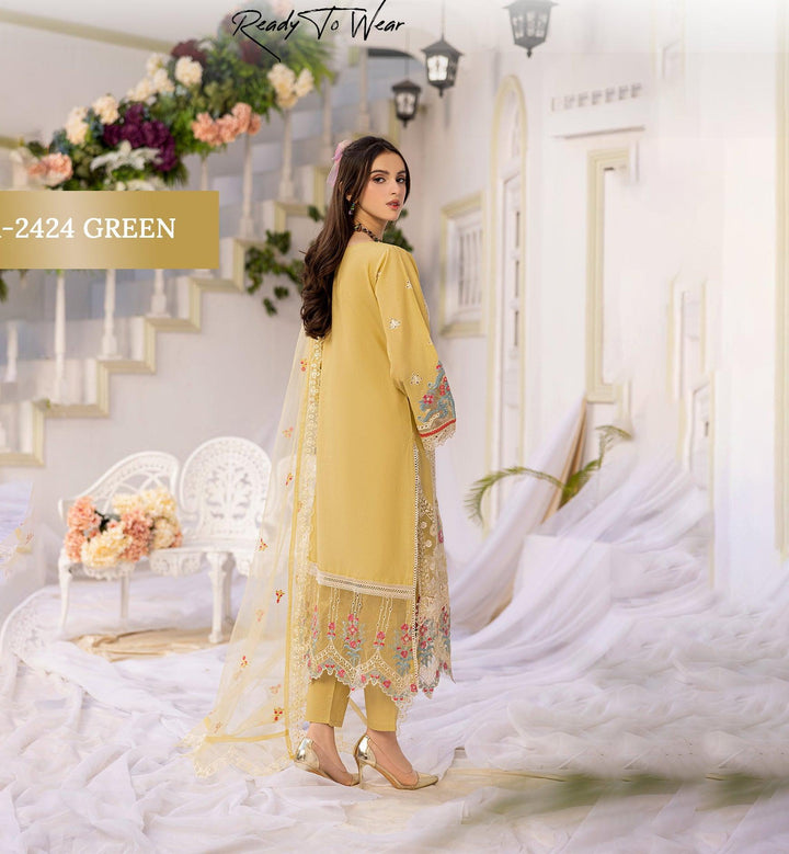 Online pakistani Lawn chikankari 2025-Makebymoon