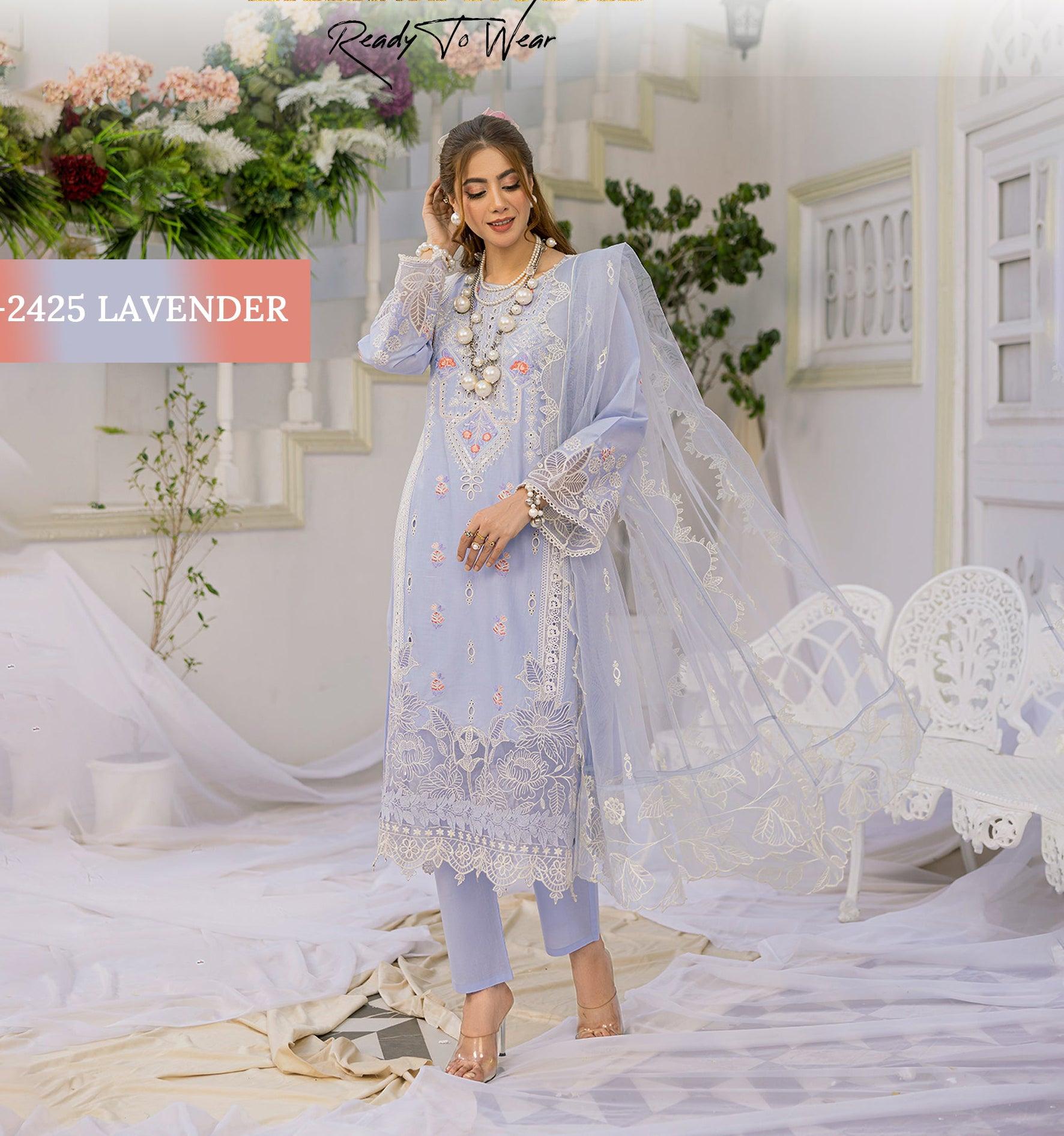 Pakistani Lawn BR-L2425 - Chikankari Dress | MakeByMoon USA