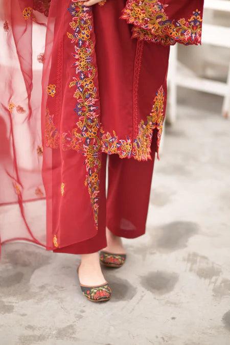 Hand embroidery Pakistani Dress in USA - Make By Moon