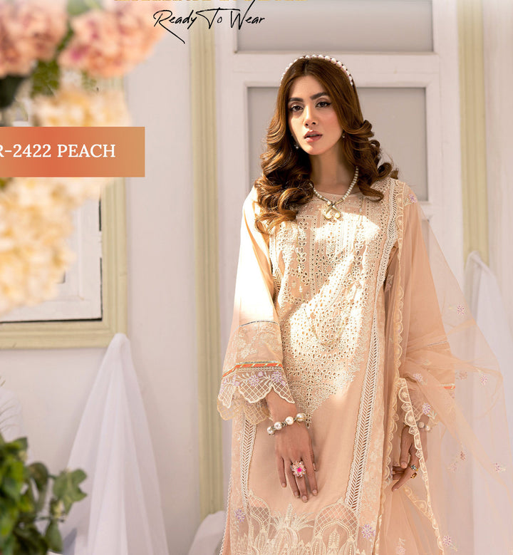 Latest Original pakistani chikankari Dress -Makebymoon