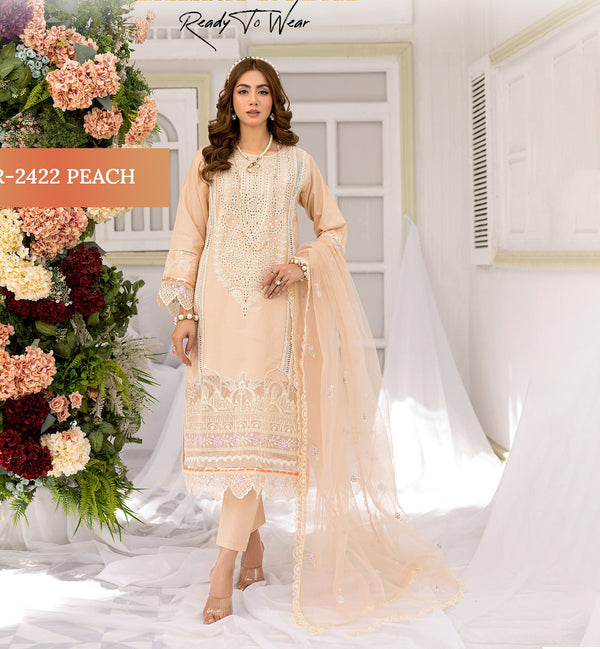 Latest Original pakistani chikankari Dress -Makebymoon