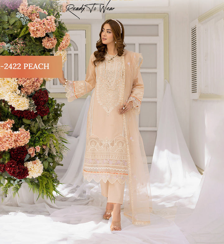 Latest Original pakistani chikankari Dress -Makebymoon