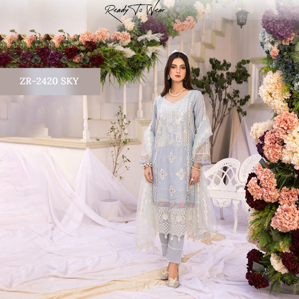 pakistani chikankari dress- Makebymoon