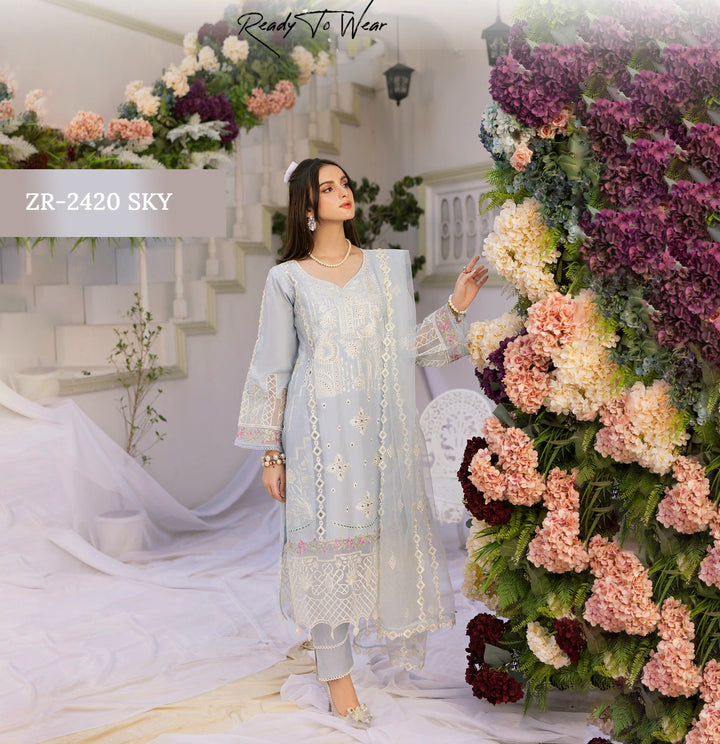 pakistani chikankari dress- Makebymoon