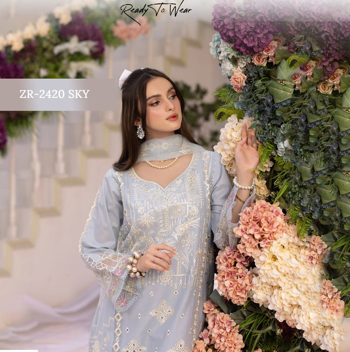 pakistani chikankari dress- Makebymoon