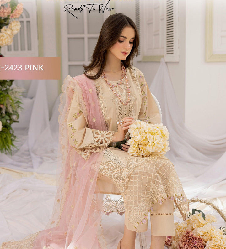 Online pakistani Lawn chikankari 2025-Makebymoon